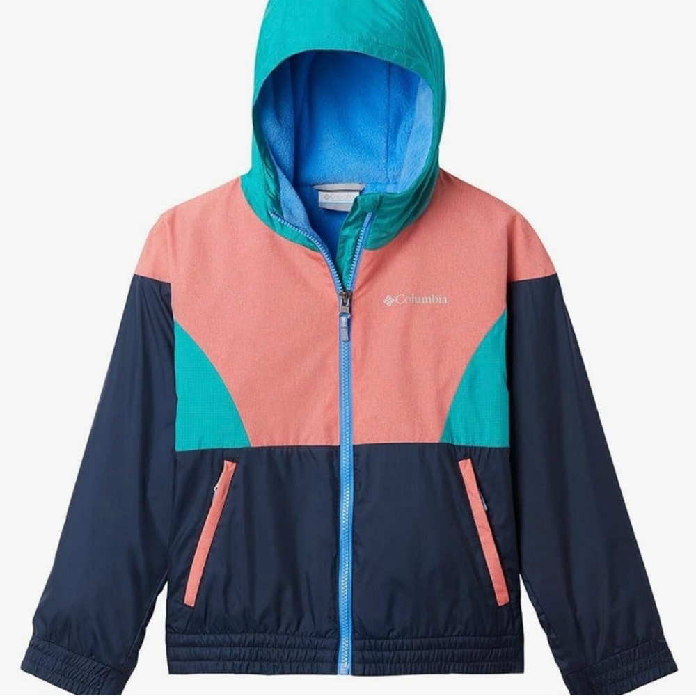 Columbia Girls’ Slide Hill Lined Windbreaker - L